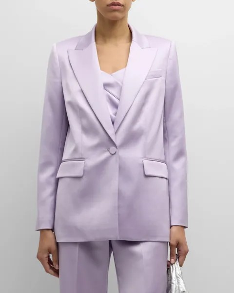 Двухцветный пиджак на одной пуговице Ungaro, цвет Orchid