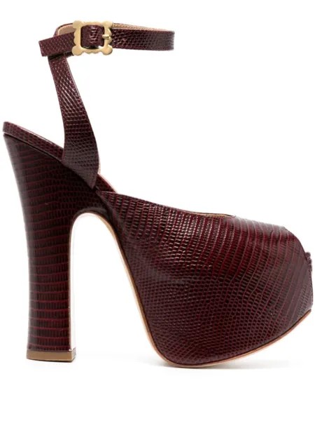 Vivienne Westwood босоножки Vargas 160 на танкетке, красный