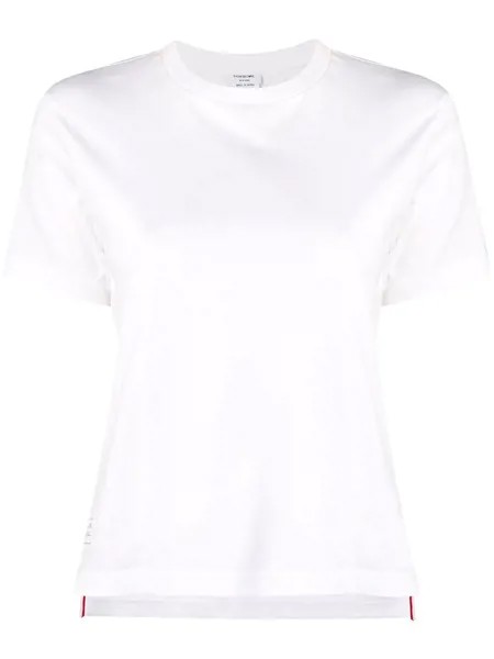 Thom Browne футболка свободного кроя с боковыми разрезами