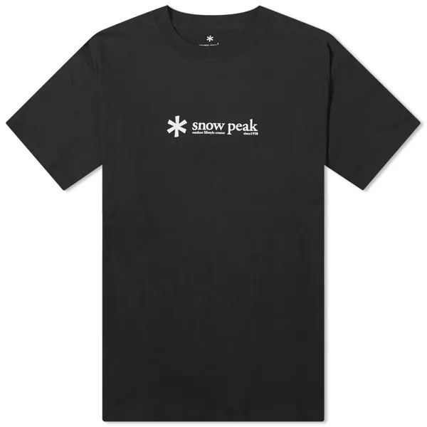 Футболка Snow Peak Logo, черный