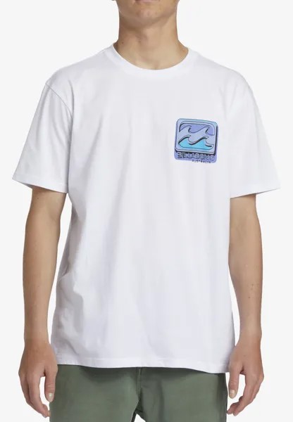 Футболка с принтом Billabong, белая