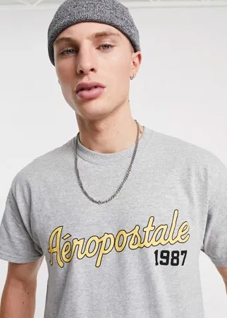 Футболка Aeropostale 1987-Серый