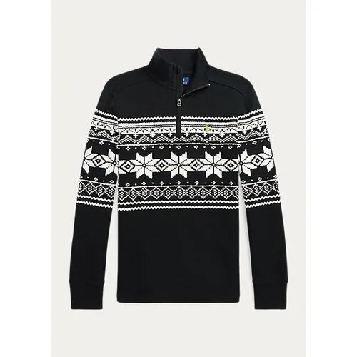 Свитер Polo Ralph Lauren, длинный рукав, средней длины, размер M (10-12), черный