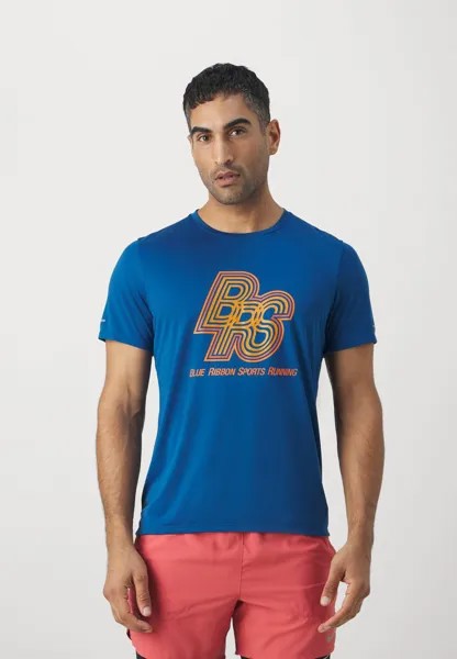 Спортивная футболка Run Energy Rise 365 Nike, цвет court blue/safety orange