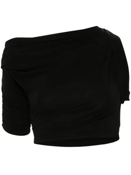 Jacquemus топ Le Haut Drapeado, черный
