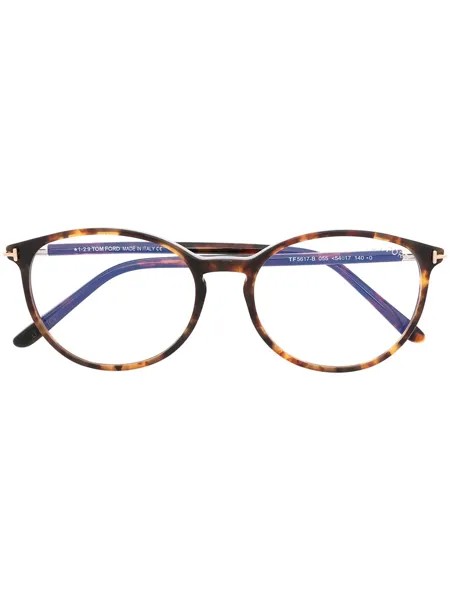 TOM FORD Eyewear очки в круглой оправе