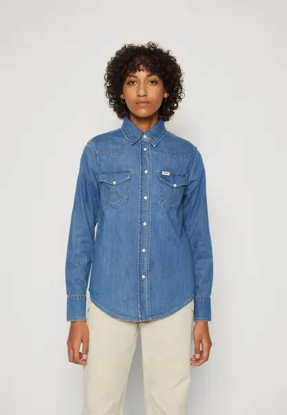 Блузка-рубашка HERITAGE SHIRT Wrangler, цвет barrel blue
