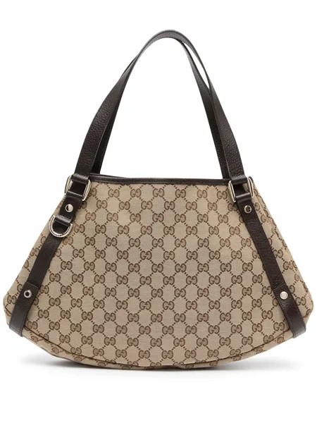 Gucci Pre-Owned сумка-тоут Shelly Line с логотипом GG
