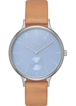 Швейцарские наручные  женские часы Skagen SKW2433. Коллекция Leather