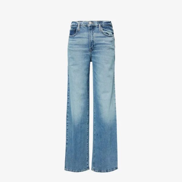 Le jane широкие джинсы средней посадки из эластичного хлопка Frame, цвет lomina