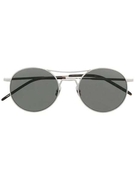 Saint Laurent Eyewear солнцезащитные очки SL 421 в круглой оправе