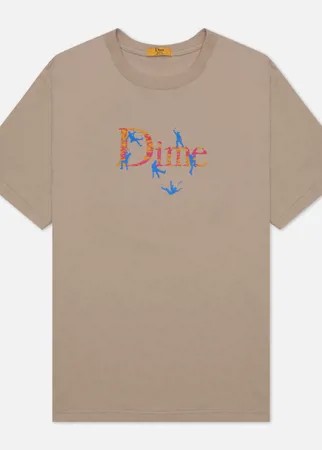Мужская футболка Dime Dime Classic Summit, цвет бежевый, размер S