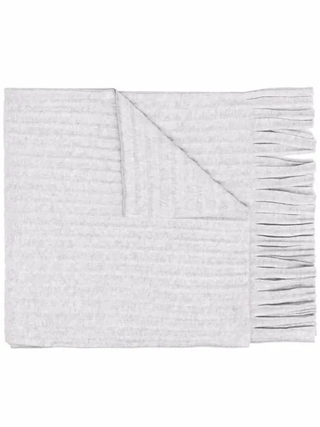 Homme Plissé Issey Miyake шарф в рубчик