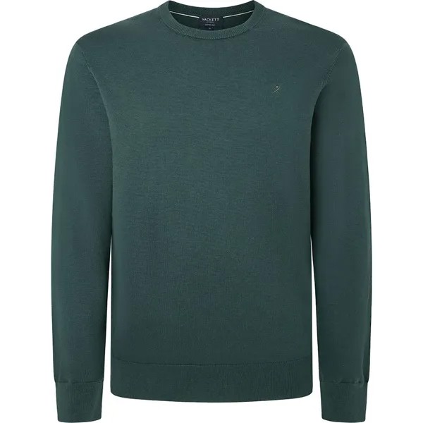 Толстовка Hackett Cotton Silk, зеленый