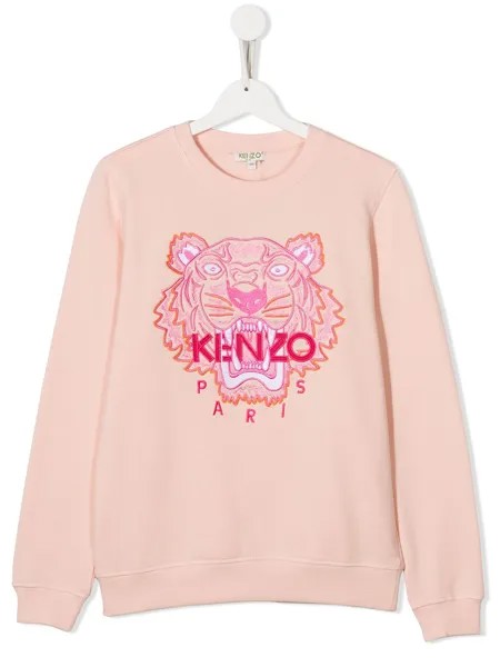 Kenzo Kids толстовка с вышивкой