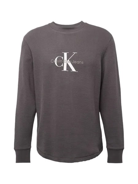 Лонгслив Calvin Klein, темно-серый