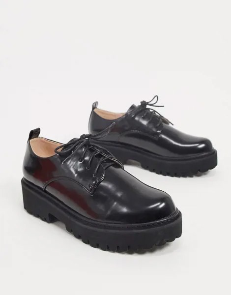 Черные туфли на шнуровке RAID-Черный цвет