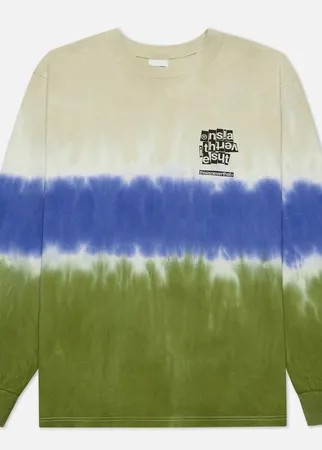 Мужской лонгслив thisisneverthat Tie Dye Stripe, цвет бежевый, размер XL