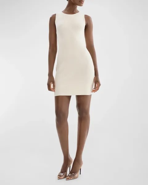 Трикотажное мини-платье Bendita на бретелях LaMarque, цвет Off White