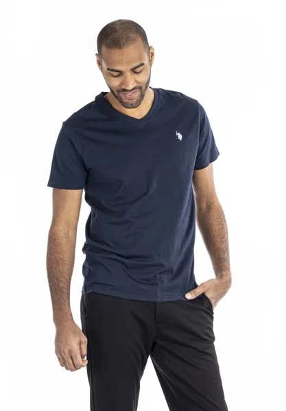 Футболка базовая CEM U.S. Polo Assn., цвет dark sapphire