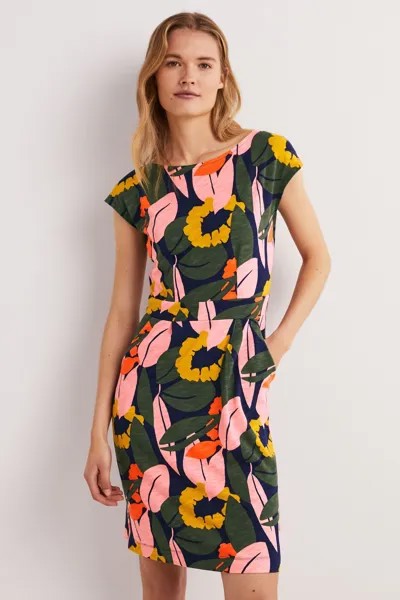 Платье Florrie из джерси Boden, синий