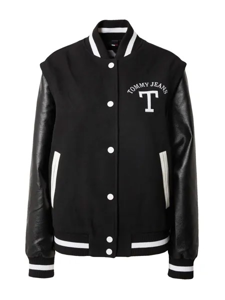 Межсезонная куртка Tommy Jeans, черный