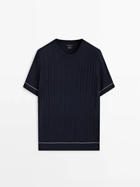 Джемпер мужской Massimo Dutti 97530340 синий XL (доставка из-за рубежа)
