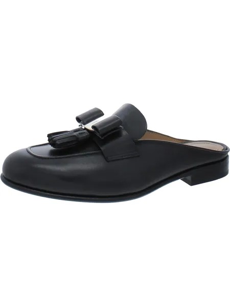 Женские сабо Onofria из искусственной кожи с кисточками Salvatore Ferragamo, цвет Nero