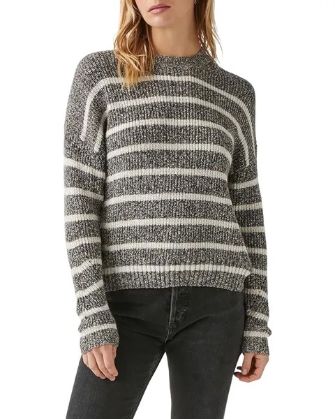 Свитер Michael Stars Richie Crew Neck Sweater, черный