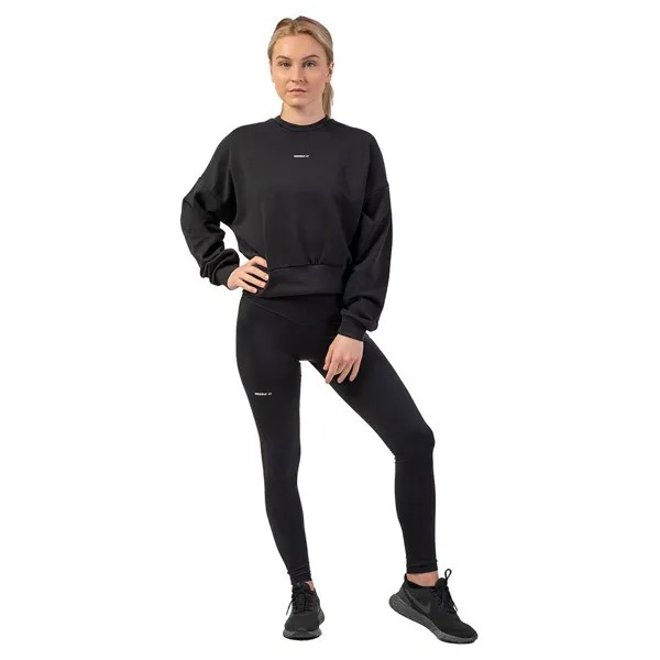 Толстовка Nebbia Loose Fit Feeling Good 420, черный