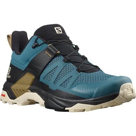 Походные кроссовки X Ultra 4 мужские Salomon, цвет Mallard Blue/Bleached Sand/Bronze Brown