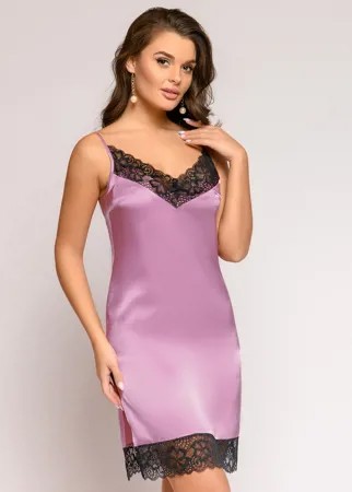 Ночная сорочка женская 1001dress 0112017-40004PK розовая 40-42