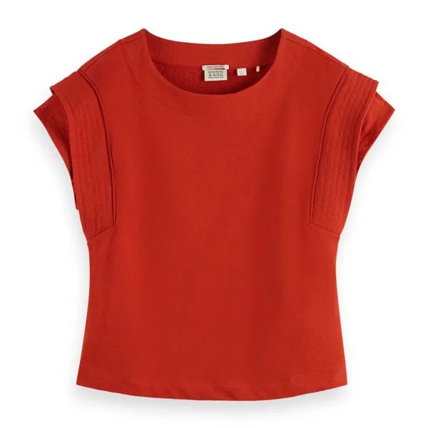 Футболка Scotch & Soda Armhole Detail Loose Fit, оранжевый