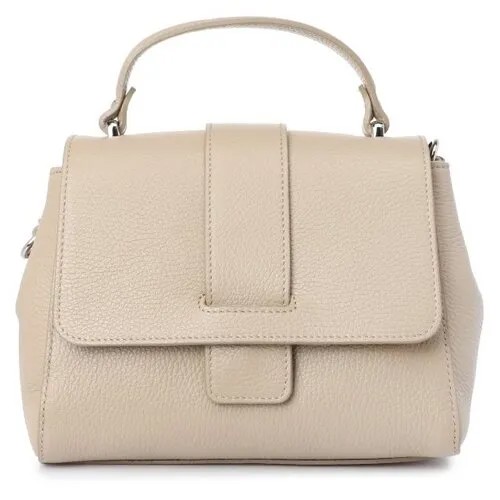 Сумка diva's bag, фактура зернистая, бежевый