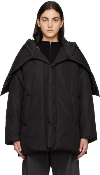 Черная дутая куртка Hyein Seo