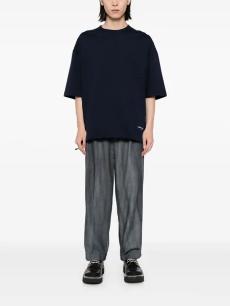 Comme des Garçons Homme футболка с логотипом, синий