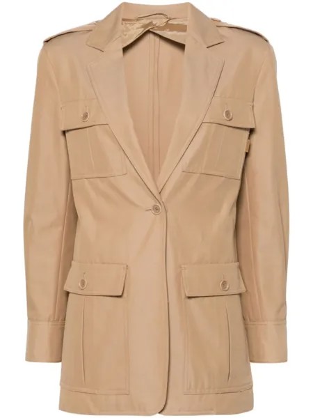 Max Mara куртка Pacos в стиле милитари, коричневый