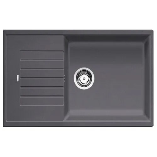 Врезная кухонная мойка 78 см Blanco Zia XL 6 S Compact 523274 темная скала