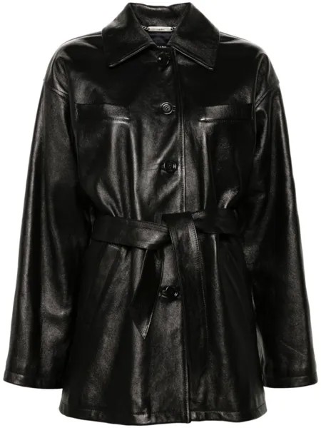 Dolce & Gabbana кожаная куртка, черный