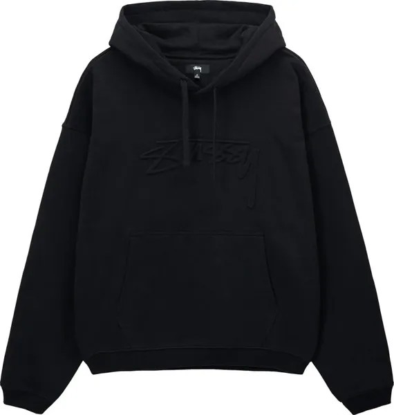 Худи Stussy Relaxed Oversized Hoodie 'Black', черный