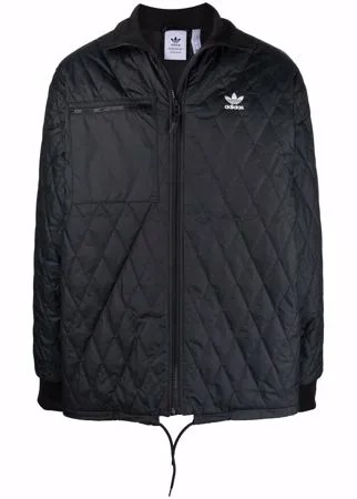 Adidas стеганое пальто из переработанного полиэстера