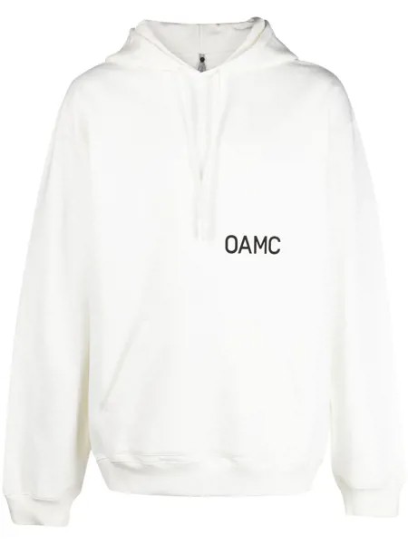 OAMC худи с принтом и логотипом