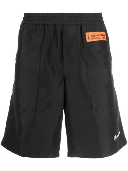 Heron Preston спортивные шорты Ex-Ray Heron NYL, черный