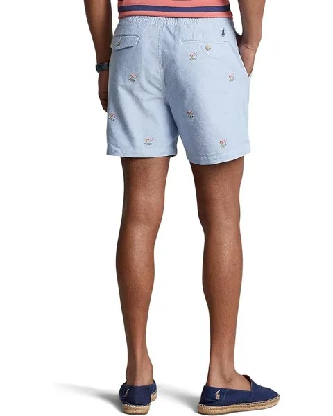 Шорты Polo Ralph Lauren 6-Inch Polo Prepster Oxford Shorts, мульти