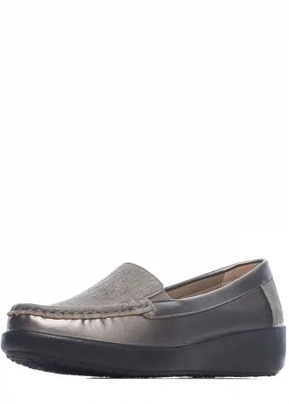 Мокасины женские INSTREET 203-82WN-017ST серые 36 RU