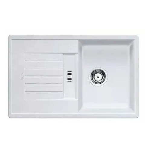 Врезная кухонная мойка 78 см Blanco Zia 45S Silgranit PuraDur 514726 белая