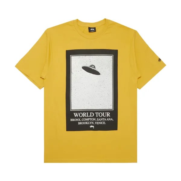 Футболка Stussy Unidentified WT Горчичный