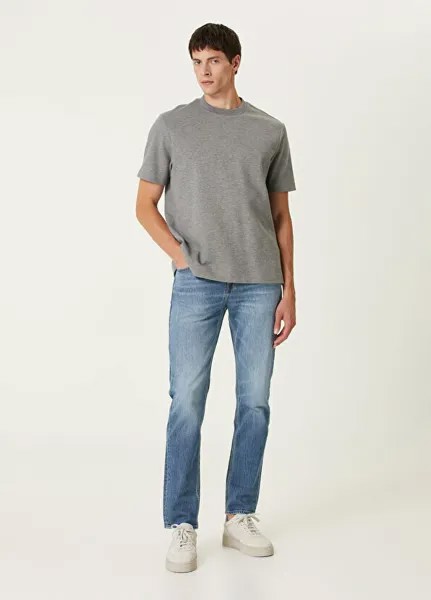 Узкие джинсы 7 For All Mankind, синий