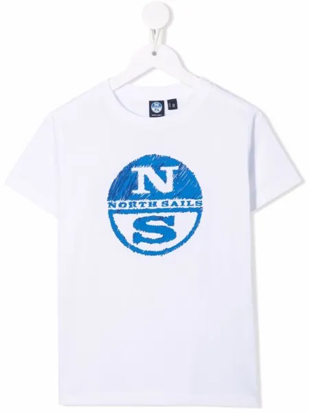 North Sails Kids футболка с логотипом