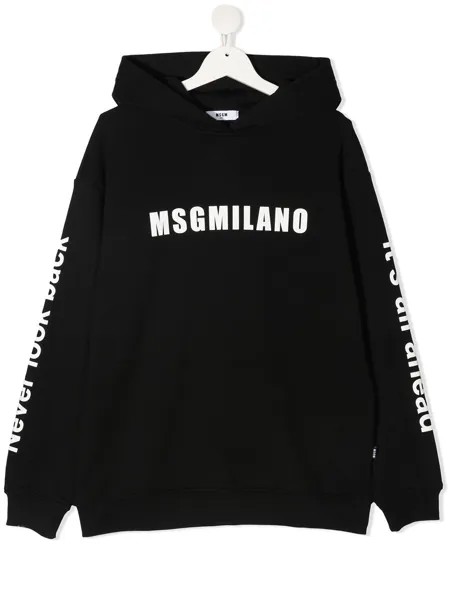 MSGM Kids худи с логотипом